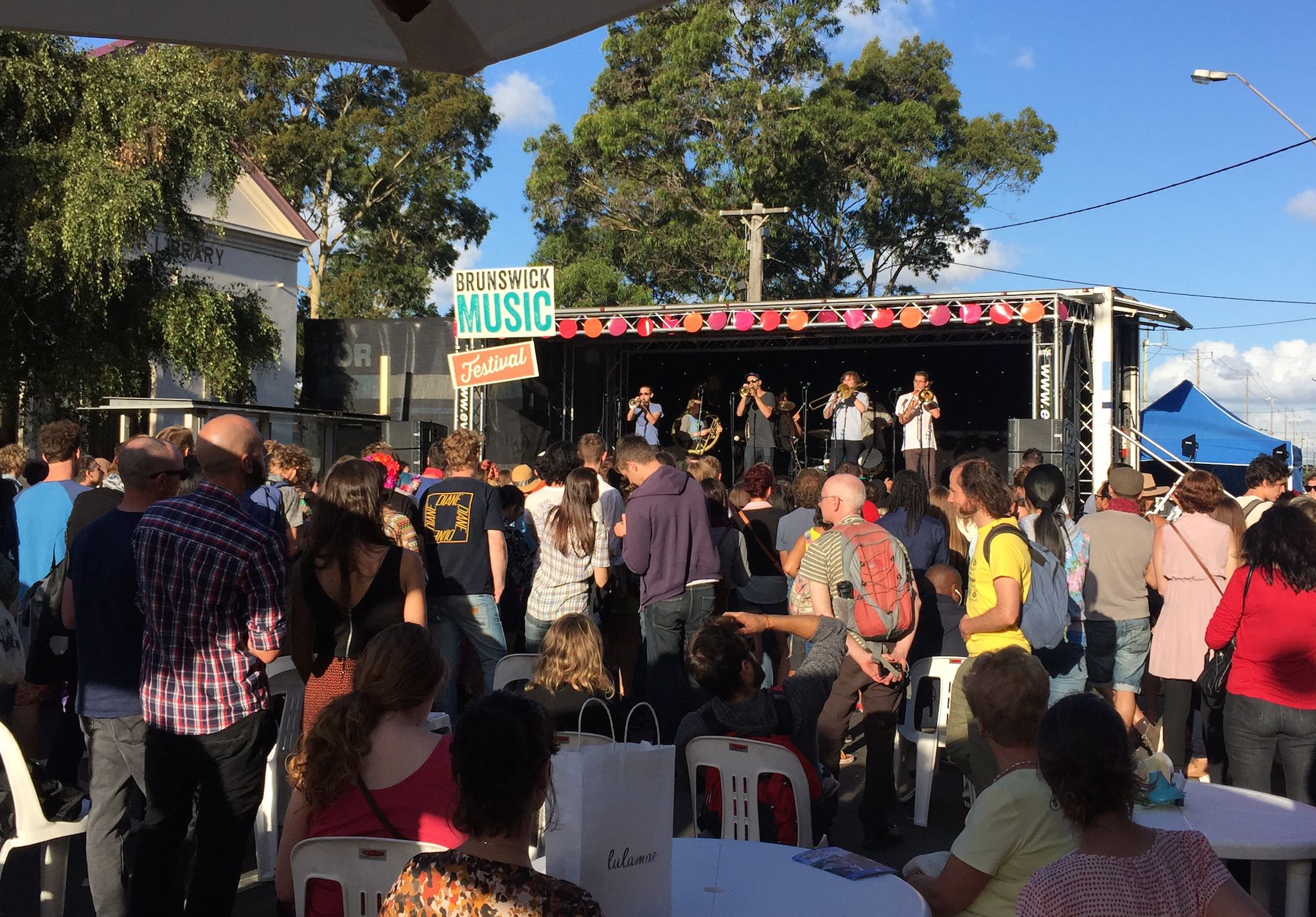Live music at the Sydney Road Street Party